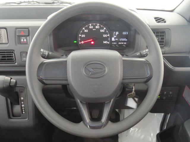 ハイゼットカーゴDX 4WD CVT マニュアルエアコン 1年間無料保証衝突回避支援ブレーキ キーレスエントリー レーンキープアシスト ワンオーナー車 記録簿 ABS オートライト コーナーセンサー パワーウィンドウ レベリング AM/FMラジオ アイドリングストップ(三重県)の中古車