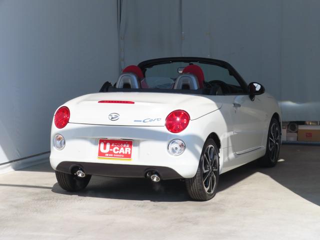 コペンセロ　　　　届出済未使用車　コーナーセンサー　１年間無料保証届出済未使用車　運転席・助手席シートヒーター　キーフリー　プッシュスタート　定期点検記録簿　ターボエンジン　ＬＥＤヘッドライト　パワーウィンドウ　アイドリングストップ　オートエアコン（三重県）の中古車