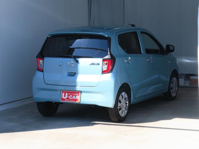 ミライースＸ　ＳＡIII　　　　　　マニュアルエアコン　１年間無料保証コーナーセンサー　電動電格ミラー　元試乗車　車線逸脱警告　アイドリングストップ　Ｂカメラ　　ＬＥＤヘッドランプ　オートハイビーム　キーレスエントリー　パワーウィンドウ　ペダル踏み間違い抑制（三重県）の中古車