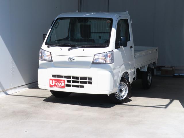 ハイゼットトラックスタンダード　　　４ＷＤ　５ＭＴ　レベリング　１年間無料保証元ディーラー代車　アイドリングストップ　コーナーセンサー　あゆみ板掛け　マニュアルエアコン　ＡＭ／ＦＭラジオ　　整備記録簿　衝突回避支援ブレーキ　車線逸脱警報　パワステ　オートライト　ＡＢＳ（三重県）の中古車