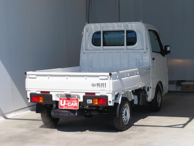 ハイゼットトラックスタンダード　　　４ＷＤ　５ＭＴ　レベリング　１年間無料保証元ディーラー代車　アイドリングストップ　コーナーセンサー　あゆみ板掛け　マニュアルエアコン　ＡＭ／ＦＭラジオ　　整備記録簿　衝突回避支援ブレーキ　車線逸脱警報　パワステ　オートライト　ＡＢＳ（三重県）の中古車