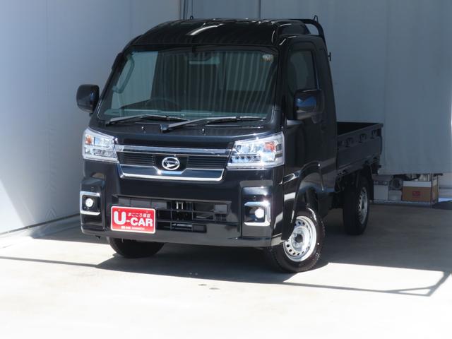 ハイゼットトラックジャンボエクストラ　　４ＷＤ　ＣＶＴ　記録簿　１年間無料保証デフロック　キーフリー　コーナーセンサー　ワンオ−ナ−　荷台作業照明　荷台ゴムマット　ゲートプロテクタ　ゲートチェーン　あゆみ板掛け　マニュアルエアコン　パワーウィンドウ　電動ミラー　純正フロアマット（三重県）の中古車