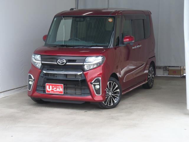 タントカスタムＲＳ　　純正９型ナビ　パノラマカメラ　１年間無料保証両側パワースライドドア　コーナーセンサー　Ａストップ　Ｂｌｕｅｔｏｏｔｈ対応　フルセグテレビ　前後ドラレコ　キーフリー　運転席・助手席シートヒーター　オートエアコン　ＵＳＢ接続　パワーウィンドウ（三重県）の中古車