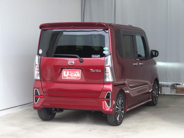 タントカスタムＲＳ　　純正９型ナビ　パノラマカメラ　１年間無料保証両側パワースライドドア　コーナーセンサー　Ａストップ　Ｂｌｕｅｔｏｏｔｈ対応　フルセグテレビ　前後ドラレコ　キーフリー　運転席・助手席シートヒーター　オートエアコン　ＵＳＢ接続　パワーウィンドウ（三重県）の中古車