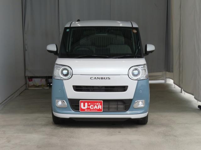 ムーヴキャンバスストライプスＧターボ　１年間無料保証電動パーキングブレーキ　コーナーセンサー　地デジ　シートヒータ　ＥＴＣ　前後ドラレコ　デモカーＵＰ　キーフリー　ワンオーナー　パノラマカメラ　純正９型ディスプレイオーディオ　Ｂｌｕｅｔｏｏｔｈ対応（三重県）の中古車