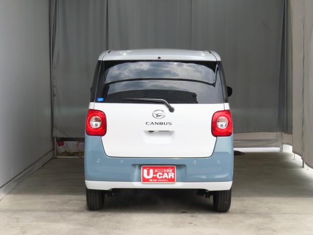 ムーヴキャンバスストライプスＧターボ　１年間無料保証電動パーキングブレーキ　コーナーセンサー　地デジ　シートヒータ　ＥＴＣ　前後ドラレコ　デモカーＵＰ　キーフリー　ワンオーナー　パノラマカメラ　純正９型ディスプレイオーディオ　Ｂｌｕｅｔｏｏｔｈ対応（三重県）の中古車