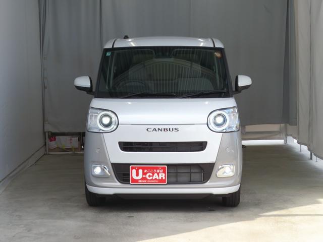 ムーヴキャンバスストライプスG 運転席・助手席シートヒーター 1年間無料保証電動パーキングブレーキ コーナーセンサー 電格ミラー Bluetooth 試乗車UP ワンオーナー TV キーフリー 純正9型ディスプレイオーディオ バックカメラ HDMI接続 両側パワースライドドア(三重県)の中古車