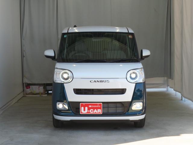 ムーヴキャンバスストライプスG 運転席・助手席シートヒーター 1年間無料保証電動パーキングブレーキ コーナーセンサー 電動格納ミラー Bluetooth 試乗車UP ワンオーナー TV キーフリー 純正9型ディスプレイオーディオ バックカメラ 両側パワースライドドア HDMI(三重県)の中古車