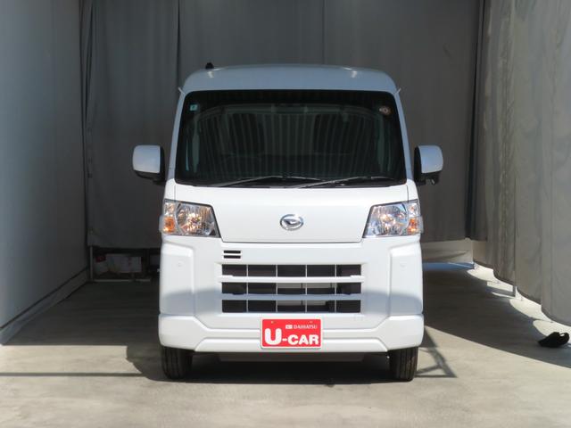 ハイゼットカーゴクルーズ　２ＷＤ　ＣＶＴ　マニュアルエアコン　１年間無料保証コーナーセンサー　アイドリングストップ　電動格納式ミラー　プッシュスタート　オートライト　リースアップ車両　ＡＢＳ　キーフリー　純正フロアマット　パワーウィンドウ（三重県）の中古車