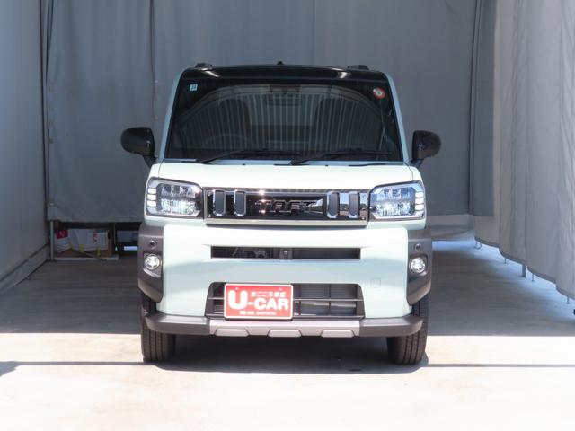 タフトＧターボ　ダーククロムベンチャー　キーフリー　１年間無料保証届出済未使用車　電動パーキングブレーキ　コーナーセンサー　ＵＳＢ接続　Ｂｌｕｅｔｏｏｔｈ　シートヒーター　リースアップ車両　純正９型ディスプレイオーディオ　パノラマカメラ　ＨＤＭＩ接続　オートエアコン（三重県）の中古車