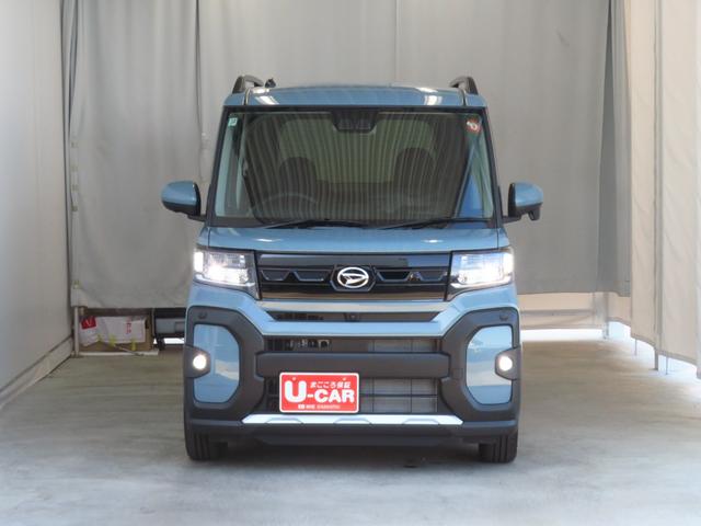 タントファンクロスターボリミテッド　届出済未使用車　１年間無料保証電動パーキングブレーキ　コーナーセンサー　誤発進抑制機能　純正９型ディスプレイオーディオ　パノラマカメラ　キーフリー　Ｂｌｕｅｔｏｏｔｈ対応　シートヒーター　ＥＴＣ　両側電動スライドドア　ＨＤＭＩ接続（三重県）の中古車