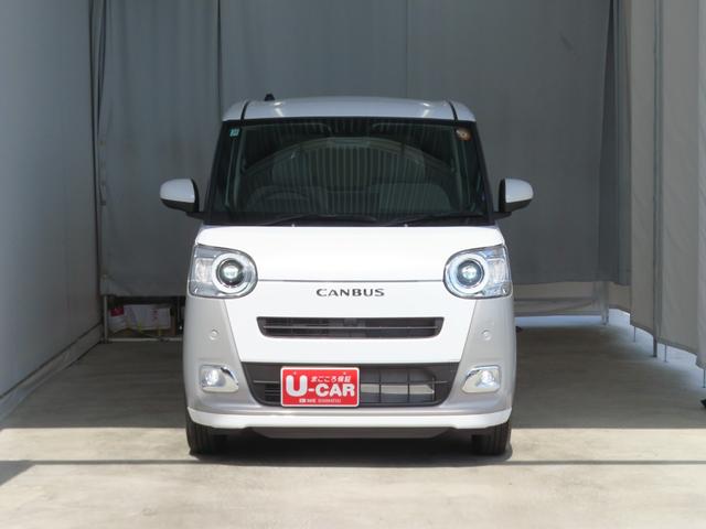 ムーヴキャンバスストライプスＧ　運転席・助手席シートヒーター　１年間無料保証電動パーキングブレーキ　コーナーセンサー　電格ミラー　Ｂｌｕｅｔｏｏｔｈ　試乗車ＵＰ　ワンオーナー　ＴＶ　キーフリー　純正９型ディスプレイオーディオ　バックカメラ　両側パワースライドドア　ＨＤＭＩ接続（三重県）の中古車