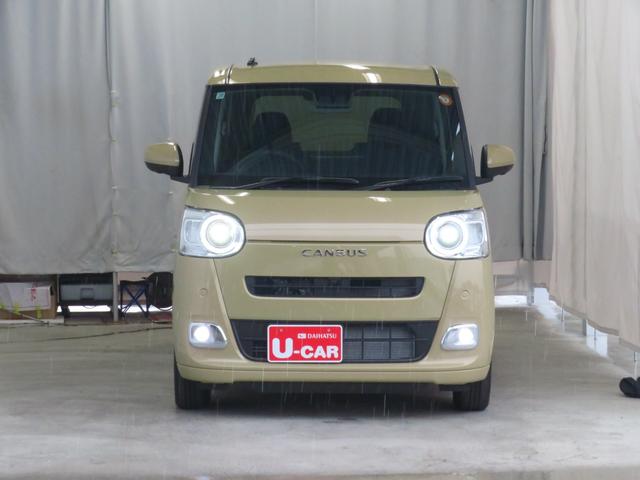 ムーヴキャンバスセオリーGターボ 届出済未使用車 キーフリー 1年間無料保証電動パーキングブレーキ コーナーセンサー 純正9型ディスプレイオーディオ パノラマカメラ 運転席・助手席シートヒーター 地デジ LEDライト 電格ドアミラー Bluetooth 両側パワースライドドア(三重県)の中古車