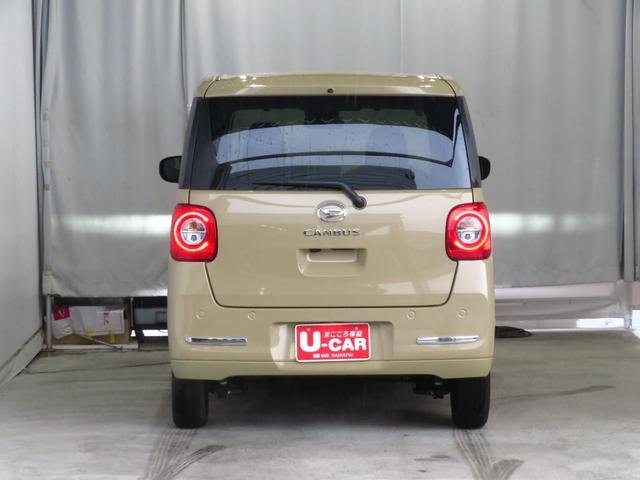 ムーヴキャンバスセオリーGターボ 届出済未使用車 キーフリー 1年間無料保証電動パーキングブレーキ コーナーセンサー 純正9型ディスプレイオーディオ パノラマカメラ 運転席・助手席シートヒーター 地デジ LEDライト 電格ドアミラー Bluetooth 両側パワースライドドア(三重県)の中古車