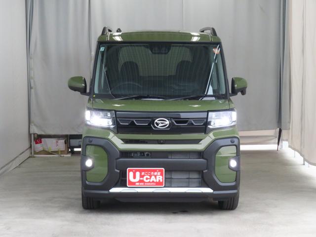 タントファンクロスターボリミテッド　届出済未使用車　１年間無料保証電動パーキングブレーキ　コーナーセンサー　純正９型ディスプレイオーディオ　パノラマカメラ　両側パワースライドドア　Ｂｌｕｅｔｏｏｔｈ対応　運転席・助手席シートヒーター　ＥＴＣ　ＨＤＭＩ接続　キーフリー（三重県）の中古車