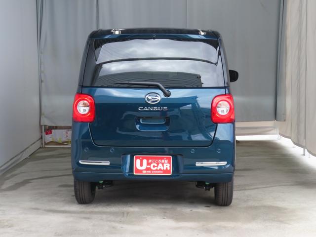 ムーヴキャンバスセオリーＧターボ　届出済未使用車　キーフリー　１年間無料保証電動パーキングブレーキ　コーナーセンサー　純正９型ディスプレイオーディオ　パノラマカメラ　Ｂｌｕｅｔｏｏｔｈ対応　両側パワースライドドア　シ−トヒ−タ−　フルセグ　ＬＥＤヘッドライト　電格ドアミラー（三重県）の中古車