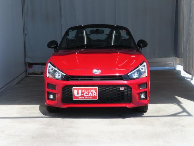 コペンＧＲ　スポーツ　　届出済未使用車　キーフリー　１年間無料保証コーナーセンサー　アイドリングストップ　運転席・助手席シートヒーター　ＬＥＤヘッドライト　記録簿　オートエアコン　パワーウィンドウ　ＧＲ専用ＭＯＭＯハンドル　ＧＲ専用レカロシート　ＢＢＳホイール（三重県）の中古車