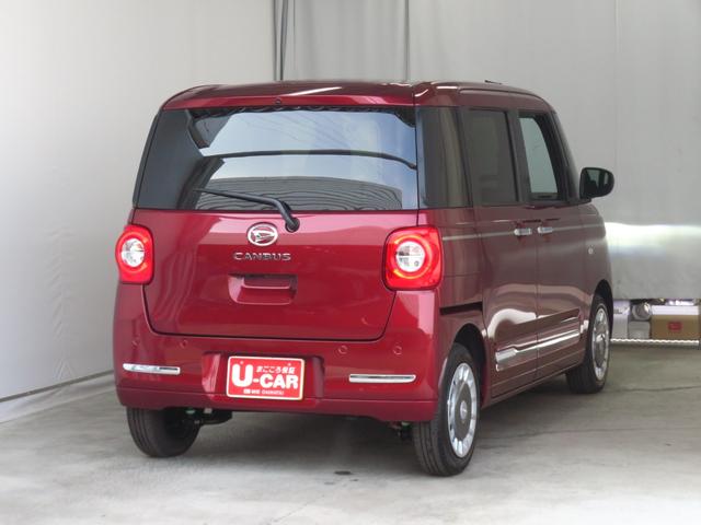 ムーヴキャンバスセオリーＧターボ　　　　　　　届出済未使用車　１年間無料保証電動パーキングブレーキ　コーナーセンサー　純正９型ディスプレイオーディオ　パノラマカメラ　両側パワースライドドア　Ｂｌｕｅｔｏｏｔｈ　シ−トヒ−タ−　地デジ　電格ドアミラー　ＨＤＭＩ接続　キーフリー（三重県）の中古車