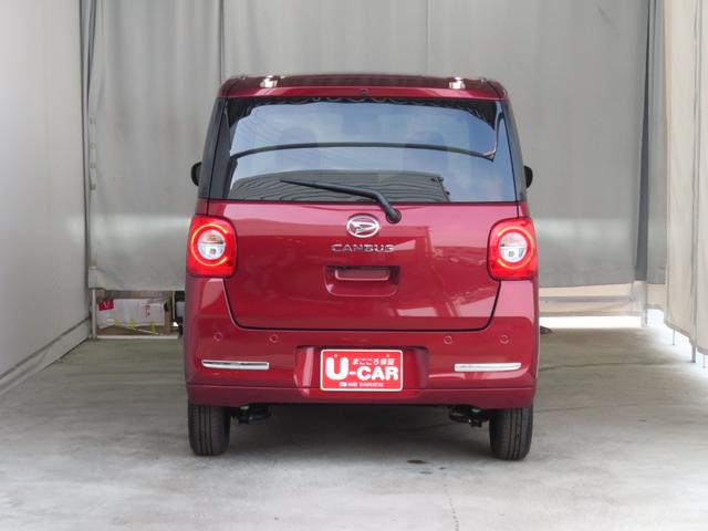 ムーヴキャンバスセオリーＧターボ　　　　　　　届出済未使用車　１年間無料保証電動パーキングブレーキ　コーナーセンサー　純正９型ディスプレイオーディオ　パノラマカメラ　両側パワースライドドア　Ｂｌｕｅｔｏｏｔｈ　シ−トヒ−タ−　地デジ　電格ドアミラー　ＨＤＭＩ接続　キーフリー（三重県）の中古車