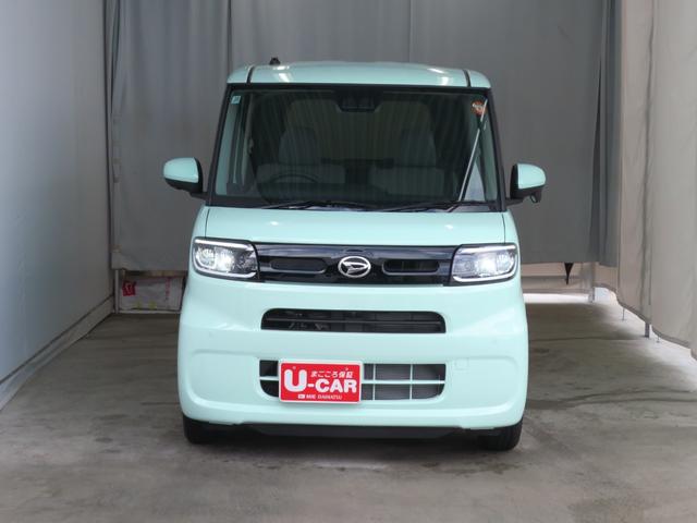 タントＸターボ　　　届出済未使用車　パノラマカメラ　１年間無料保証電動パーキングブレーキ　コーナーセンサー　パーキングアシスト　シ−トヒ−タ−　ブルートゥース　ＬＥＤライト　ＴＶ　１オーナー　純正９型ディスプレイオーディオ　キーフリー　助手席側パワースライドドア（三重県）の中古車