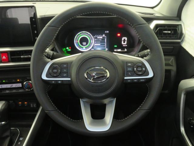 ロッキープレミアムG HEV バックカメラ 1年間無料保証電動パーキングブレーキ コーナーセンサー BT接続 Aストップ 電動格納式ドアミラー 地デジ 1オーナー 純正9型ディスプレイオーディオ 運転席・助手席シートヒーター キーフリー オートエアコン(三重県)の中古車