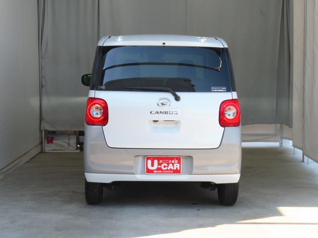 ムーヴキャンバスストライプスＧ　純正７型ナビ　パノラマカメラ　１年間無料保証電動パーキングブレーキ　コーナーセンサー　電動格納ミラー　Ｂｌｕｅｔｏｏｔｈ　ＵＳＢ接続　地デジ　ＤＶＤ　ワンオーナー　前後ドラレコ　キーフリー　運転席・助手席シートヒーター　両側パワースライドドア（三重県）の中古車