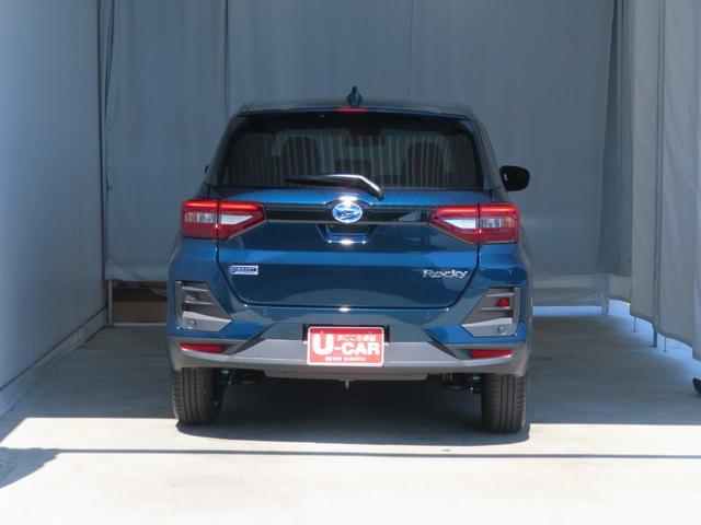 ロッキープレミアムＧ　ＨＥＶ　　　　　　バックカメラ　１年間無料保証電動パーキングブレーキ　コーナーセンサー　ＢＴ接続　Ａストップ　電動格納式ドアミラー　フルセグテレビ　１オーナー　純正９型ディスプレイオーディオ　運転席・助手席シートヒーター　オートエアコン（三重県）の中古車