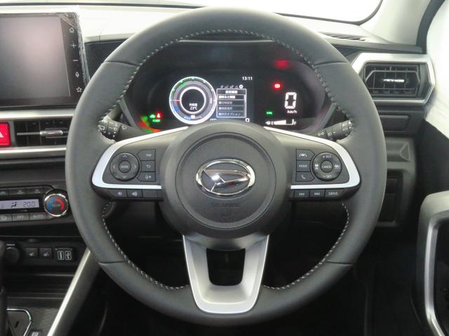 ロッキープレミアムＧ　ＨＥＶ　　　　　　バックカメラ　１年間無料保証電動パーキングブレーキ　コーナーセンサー　ＢＴ接続　Ａストップ　電動格納式ドアミラー　フルセグテレビ　１オーナー　純正９型ディスプレイオーディオ　運転席・助手席シートヒーター　オートエアコン（三重県）の中古車