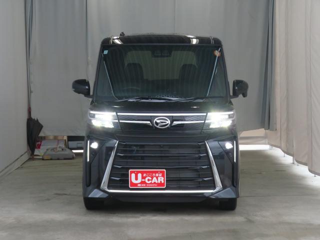 タントカスタムＲＳリミテッド　　　　パノラマカメラ　１年間無料保証電動パーキングブレーキ　コーナーセンサー　車線逸脱警報　前席シートヒーター　ＬＥＤヘッドライト　ＥＴＣ　キーフリー　純正９型ディスプレイオーディオ　両側パワースライドドア　Ｂｌｕｅｔｏｏｔｈ対応（三重県）の中古車