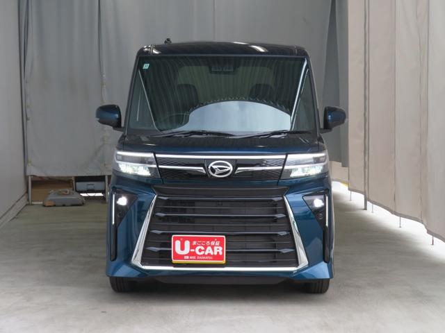 タントカスタムＸ　　　届出済未使用車　バックカメラ　１年間無料保証コーナーセンサー　両側パワースライドドア　ワンオーナー　元試乗車　電動ミラー　地デジ　純正９型ディスプレイオーディオ　運転席・助手席シートヒーター　キーフリー　ＨＤＭＩ接続　電動パーキングブレーキ（三重県）の中古車