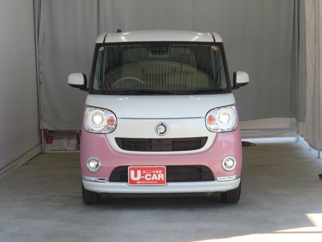 ムーヴキャンバスＧメイクアップリミテッド　ＳＡIII　ＥＴＣ　１年間無料保証純正８型ナビ　パノラマカメラ　キーフリー　電動格納式ドアミラー　ＴＶ　ＢＴ接続　ＤＶＤ再生　両側パワースライドドア　オートエアコン　プッシュスタート　ＵＳＢ入力　ＬＥＤヘッドライト　パワーウィンドウ（三重県）の中古車