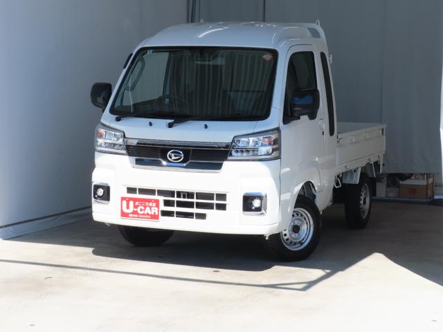 ハイゼットトラックジャンボエクストラ　　　　　　４ＷＤ　ＣＶＴ　１年間無料保証デフロック　キーフリー　コーナーセンサー　ゲートチェーン　あゆみ板掛け　荷台作業照明　マニュアルエアコン　パワーウィンドウ　ワンオ−ナ−　アイドリングＳ　電動格納式ミラー　ＬＥＤヘットライト（三重県）の中古車