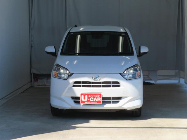 ミライースX SAIII マニュアルエアコン 1年間無料保証コーナーセンサー アイドリングストップ 電動電格ミラー セキュリティアラーム 元試乗車 車線逸脱警告 衝突安全ボディ LEDヘッドランプ オートハイビーム キーレス パワーウィンドウ 純正フロアマット(三重県)の中古車