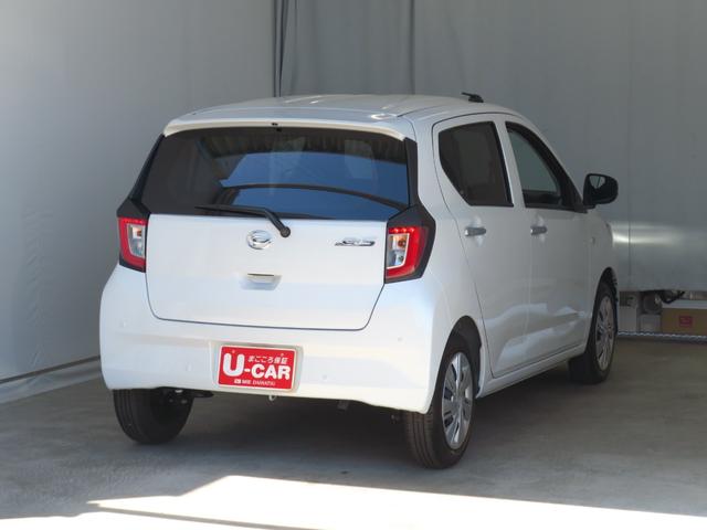 ミライースX SAIII マニュアルエアコン 1年間無料保証コーナーセンサー アイドリングストップ 電動電格ミラー セキュリティアラーム 元試乗車 車線逸脱警告 衝突安全ボディ LEDヘッドランプ オートハイビーム キーレス パワーウィンドウ 純正フロアマット(三重県)の中古車