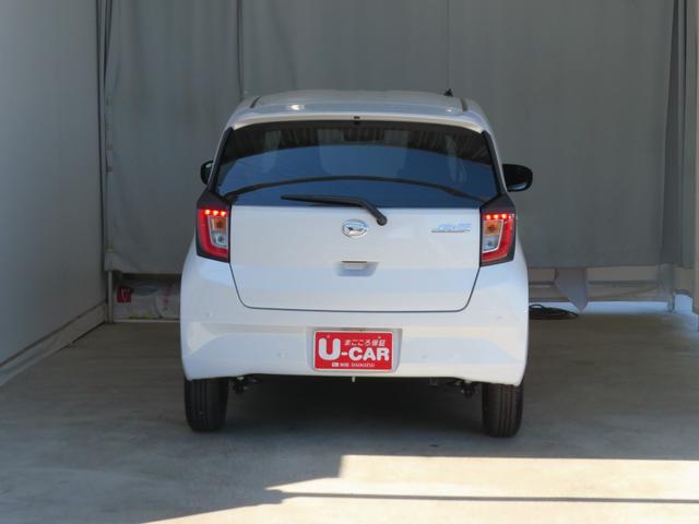 ミライースX SAIII マニュアルエアコン 1年間無料保証コーナーセンサー アイドリングストップ 電動電格ミラー セキュリティアラーム 元試乗車 車線逸脱警告 衝突安全ボディ LEDヘッドランプ オートハイビーム キーレス パワーウィンドウ 純正フロアマット(三重県)の中古車