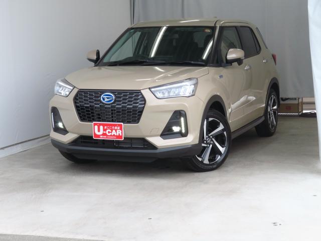 ロッキープレミアムG HEV バックカメラ 1年間無料保証電動パーキングブレーキ コーナーセンサー 地デジ LEDヘッドランプ 電動格納式ドアミラー 純正9型ディスプレイオーディオ 運転席・助手席シートヒーター Bluetooth オートエアコン キーフリー(三重県)の中古車