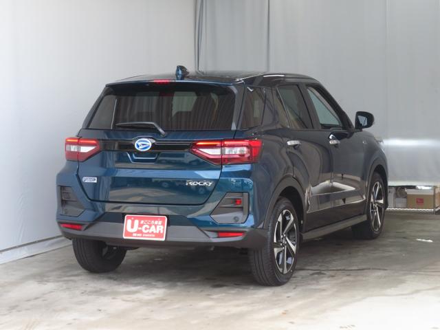 ロッキープレミアムG HEV バックカメラ 1年間無料保証電動パーキングブレーキ コーナーセンサー BT 地デジ LEDヘッドランプ 電動格納式ドアミラー HDMI接続 USBポート 運転席・助手席シートヒーター キーフリー 純正9型ディスプレイオーディオ(三重県)の中古車