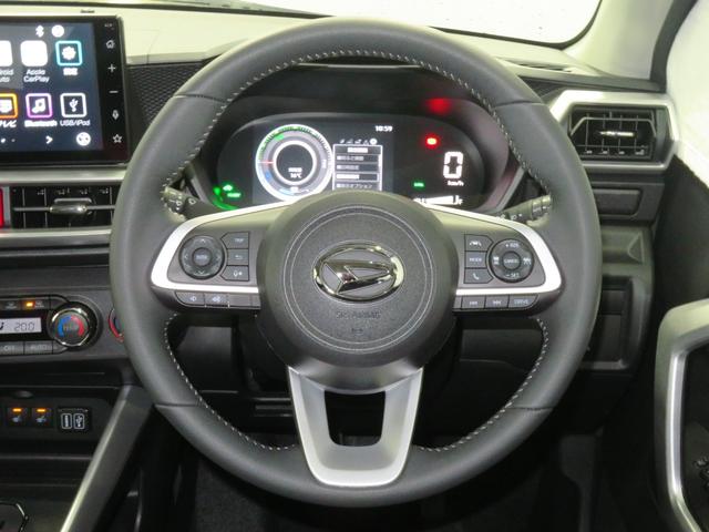 ロッキープレミアムG HEV バックカメラ 1年間無料保証電動パーキングブレーキ コーナーセンサー Bluetooth 地デジ LEDヘッドランプ 電動格納式ドアミラー 純正9型ディスプレイオーディオ キーフリー 運転席・助手席シートヒーター HDMI接続(三重県)の中古車