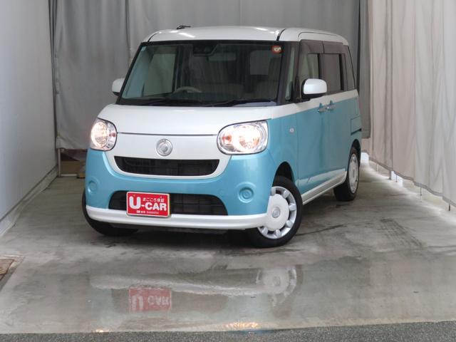ムーヴキャンバスＸ　ＳＡIII　　　　　　　　オートエアコン　１年間無料保証純正ＣＤステレオ　キーフリー　レベリング　盗難警報装置　オートライト　オートマチックハイビーム　電動格納ミラー　純正フロアマット　パワーウィンドウ　衝突回避支援ブレーキ　ペダル踏み間違い抑制（三重県）の中古車
