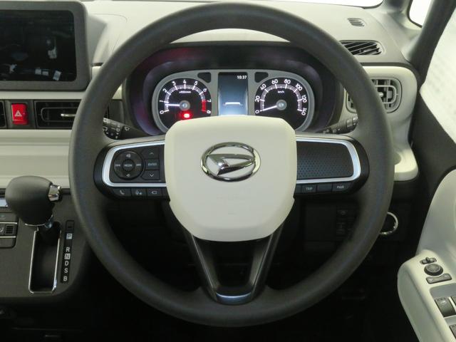 ムーヴキャンバスストライプスＧ　運転席・助手席シートヒーター　１年間無料保証電動パーキングブレーキ　コーナーセンサー　電動格納ミラー　元試乗車　ＬＥＤヘットライト　Ｐスタート　レーンアシスト　パノラマカメラ　キーフリー　両側パワースライドドア　オートエアコン　パワーウィンドウ（三重県）の中古車