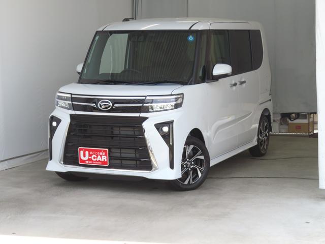 タントカスタムX 純正9型ディスプレイオーディオ 1年間無料保証電動パーキングブレーキ コーナーセンサー 両側PSD BT接続 元試乗車 1オーナー 地デジ 電格ミラー ISTOP USB接続 前席シートヒーター キ−フリ− バックカメラ オートエアコン(三重県)の中古車