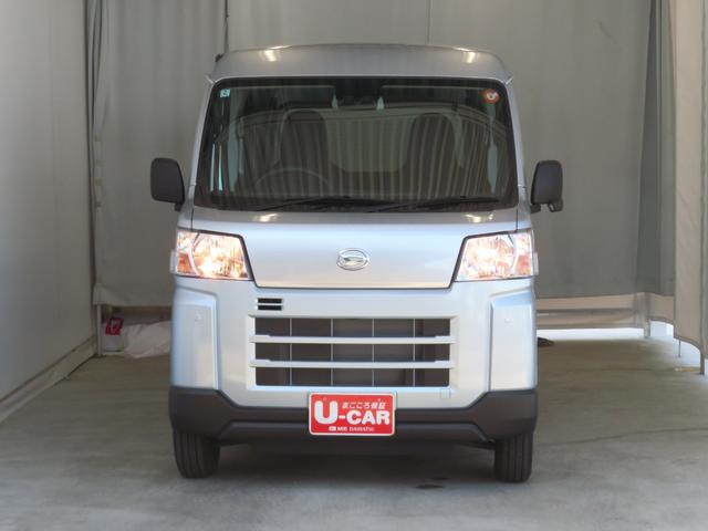 ハイゼットカーゴＤＸ　　　２ＷＤ　ＣＶＴ　マニュアルエアコン　１年間無料保証コーナーセンサー　アイドリングストップ　元試乗車　両側スライドドア　記録簿　ワンオーナー　キーレス　ハイビームアシスト　オートライト　パワーウィンドウ　レベリング　純正フロアマット（三重県）の中古車