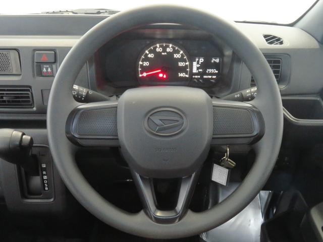 ハイゼットカーゴＤＸ　　　２ＷＤ　ＣＶＴ　マニュアルエアコン　１年間無料保証コーナーセンサー　アイドリングストップ　元試乗車　両側スライドドア　記録簿　ワンオーナー　キーレス　ハイビームアシスト　オートライト　パワーウィンドウ　レベリング　純正フロアマット（三重県）の中古車