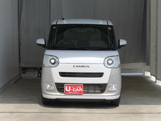 ムーヴキャンバスストライプスＧ　運転席・助手席シートヒーター　１年間無料保証電動パーキングブレーキ　コーナーセンサー　元試乗車　地デジ　純正９型ディスプレイオーディオ　バックカメラ　ＨＤＭＩ接続　両側パワースライドドア　オートエアコン　Ｂｌｕｅｔｏｏｔｈ対応　Ｐスタート（三重県）の中古車