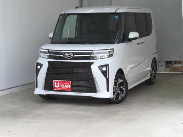 タントカスタムＸ　　　　　　両側パワースライドドア　１年間無料保証電動パーキングブレーキ　コーナーセンサー　元試乗車　１オーナー　電格ミラー　ＩＳＴＯＰ　前席シートヒーター　ＬＥＤヘッドライト　キ−フリ−　バックカメラ　オートエアコン　パワーウィンドウ（三重県）の中古車