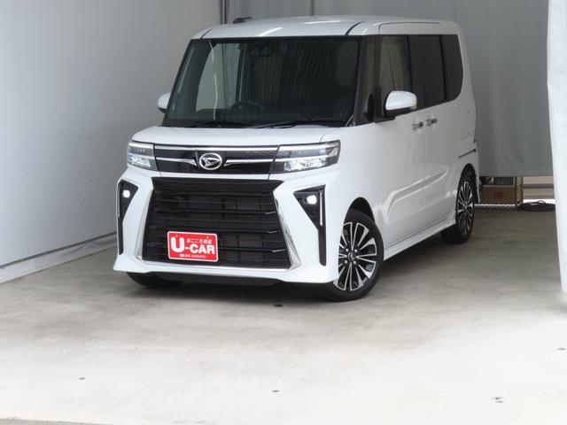 タントカスタムＲＳ　　　純正７型ナビ　バックカメラ　１年間無料保証電動パーキングブレーキ　コーナーセンサー　Ｉ−ＳＴＯＰ　ｂｌｕｅｔｏｏｔｈ　ＵＳＢ入力　シ−トヒ−タ−　メンテナンスノート　地デジ　ＥＴＣ車載器　前後ドラレコ　キーフリー　両側パワースライドドア（三重県）の中古車