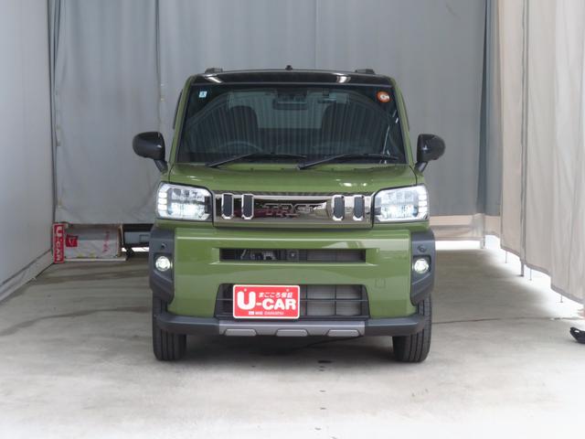 タフトＧターボ　ダーククロムベンチャー　　７型ナビ　１年間無料保証電動パーキングブレーキ　コーナーセンサー　電動格納ミラー　ブルートゥース　パノラマカメラ　ＤＶＤ再生　ＬＥＤヘッドライト　シートヒーター　前方用ドライブレコーダー　ＥＴＣ　キーフリー　オートエアコン（三重県）の中古車