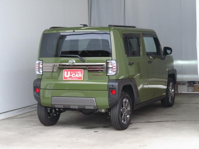 タフトＧターボ　ダーククロムベンチャー　　７型ナビ　１年間無料保証電動パーキングブレーキ　コーナーセンサー　電動格納ミラー　ブルートゥース　パノラマカメラ　ＤＶＤ再生　ＬＥＤヘッドライト　シートヒーター　前方用ドライブレコーダー　ＥＴＣ　キーフリー　オートエアコン（三重県）の中古車