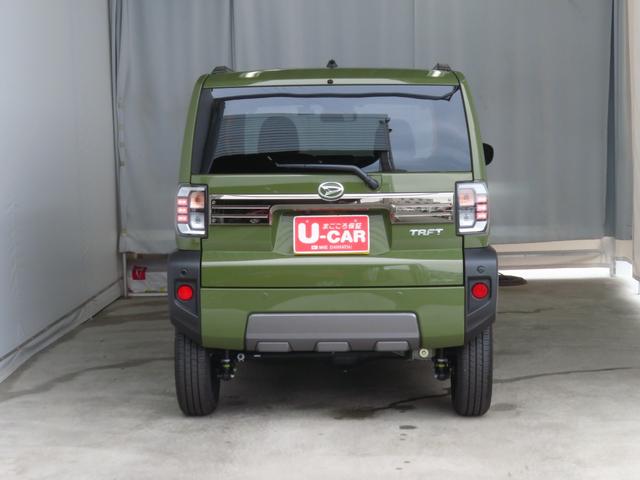 タフトＧターボ　ダーククロムベンチャー　　７型ナビ　１年間無料保証電動パーキングブレーキ　コーナーセンサー　電動格納ミラー　ブルートゥース　パノラマカメラ　ＤＶＤ再生　ＬＥＤヘッドライト　シートヒーター　前方用ドライブレコーダー　ＥＴＣ　キーフリー　オートエアコン（三重県）の中古車