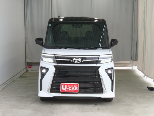 タントカスタムＸリミテッド　届出済未使用車　ＥＴＣ　１年間無料保証電動パーキングブレーキ　コーナーセンサー　アイドリングストップ　バックカメラ　リースアップ車両　キーフリー　運転席・助手席シートヒーター　両側パワースライドドア　オートエアコン　ＬＥＤヘッドライト（三重県）の中古車